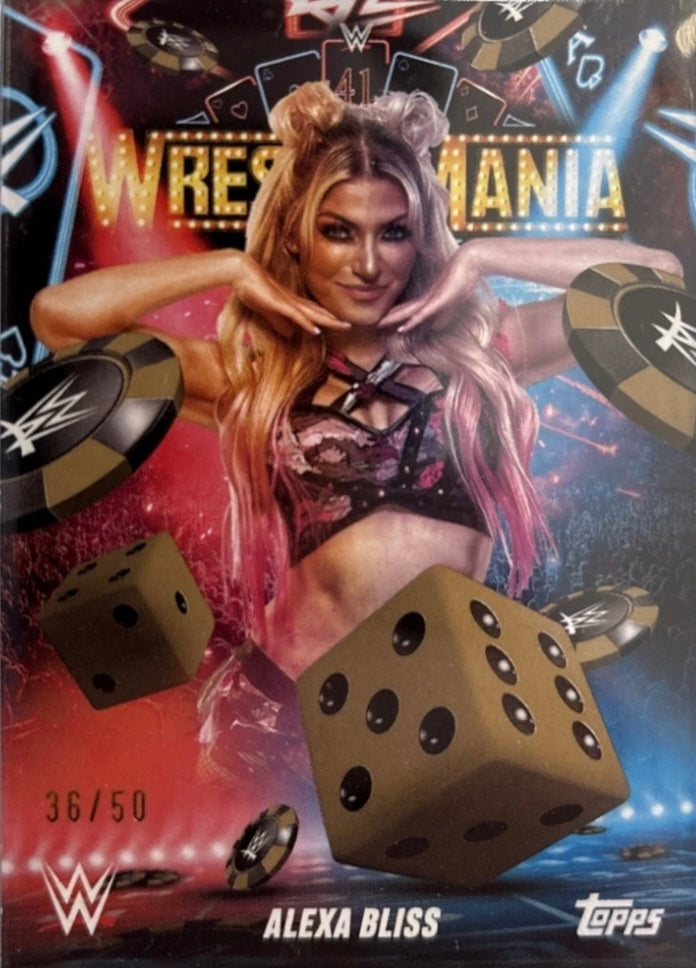 Alexa Bliss trading card PW Catalog