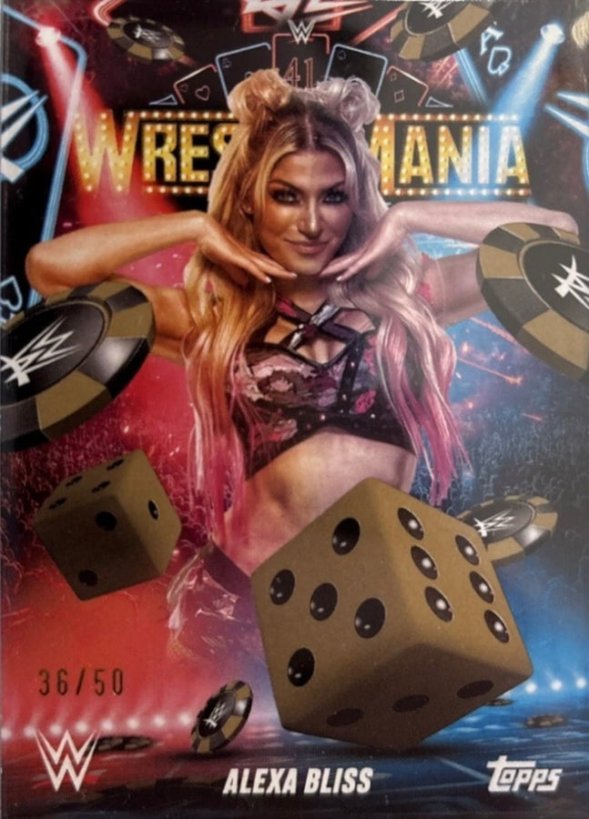 Alexa Bliss trading card PW Catalog