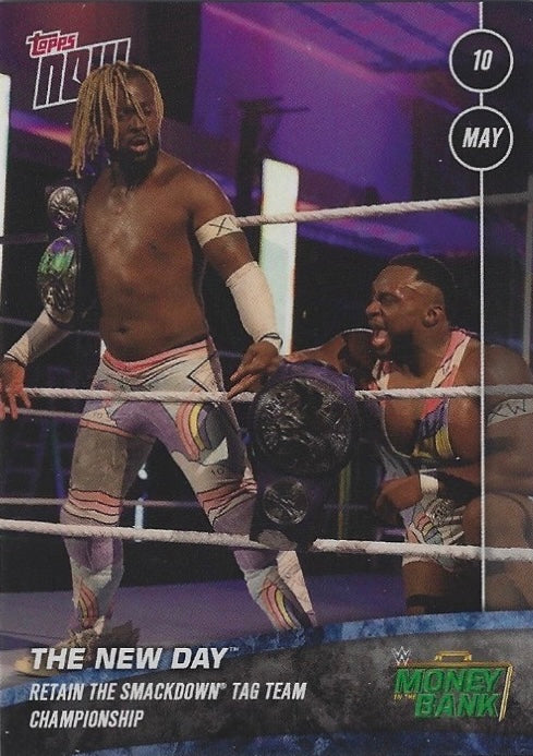The New Day Retain the Smackdown TAG Team Championship trading card PW Catalog