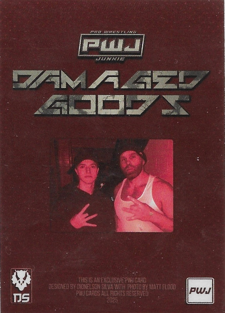 “The General” Justin Finn Versus “the GOD” Nick Gage trading card PW Catalog