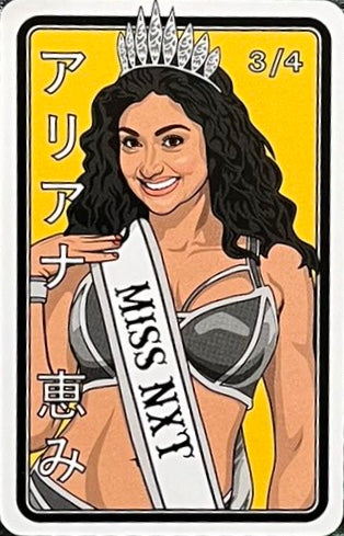 Arianna Grace trading card PW Catalog