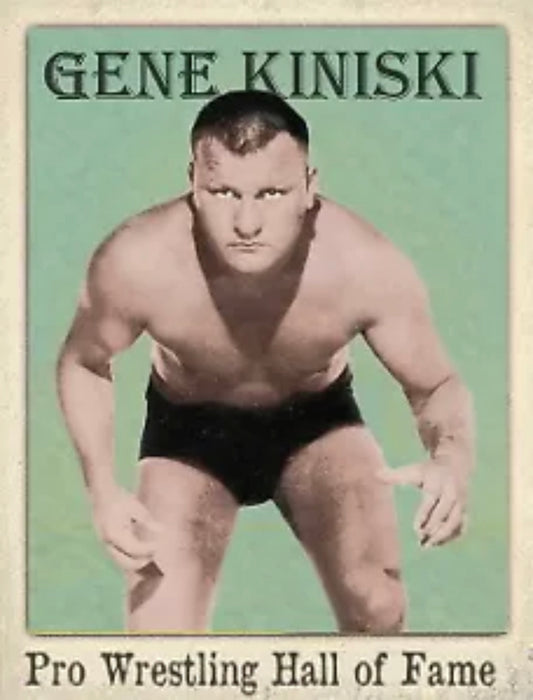 Gene Kiniski trading card PW Catalog