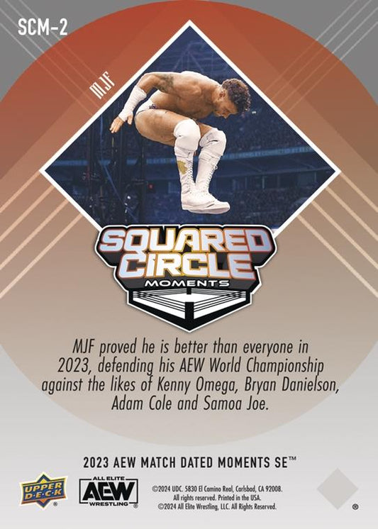 Squared Circle Moments – MJF – MJF Defeats Adam Cole to Retain the AEW World Championship