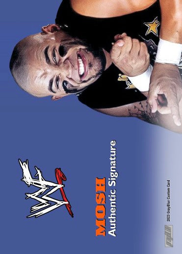 Mosh – WWF trading card PW Catalog