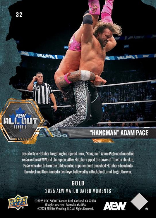 “Hangman” Adam Page – “Hangman” Adam Page Outlasts Kyle Fletcher in a Brutal Match to Defend HIS AEW World Championship - image 2