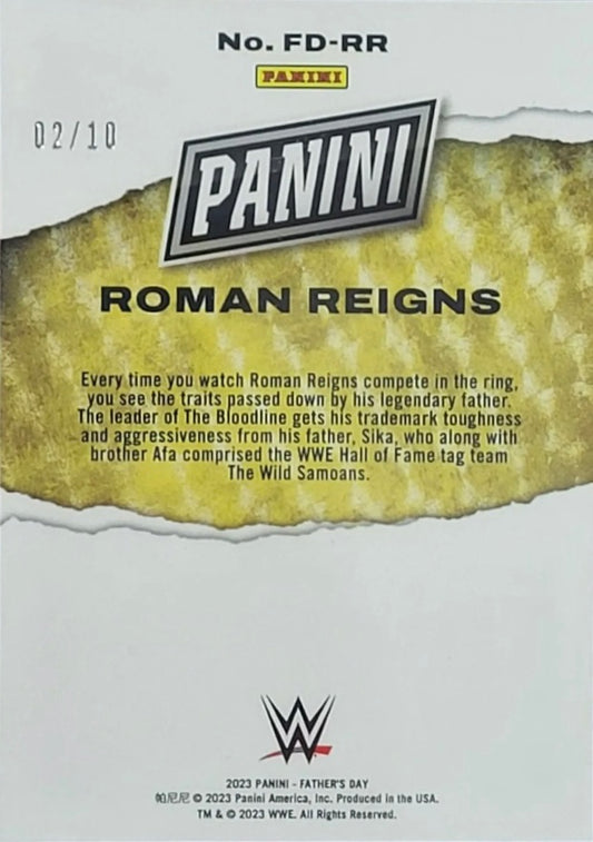 Roman Reigns trading card PW Catalog