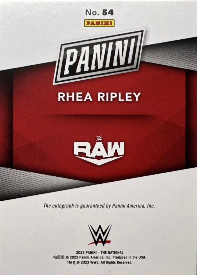 Rhea Ripley trading card PW Catalog