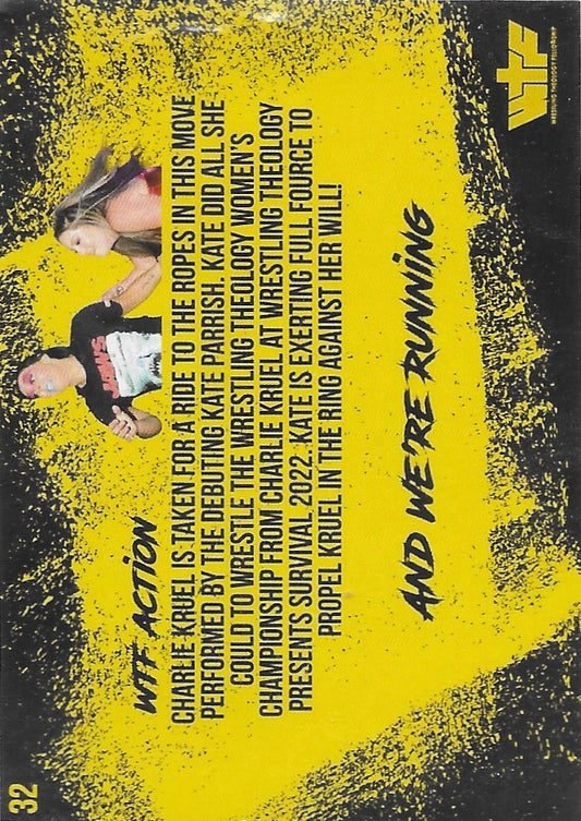 And We’re Running… trading card PW Catalog