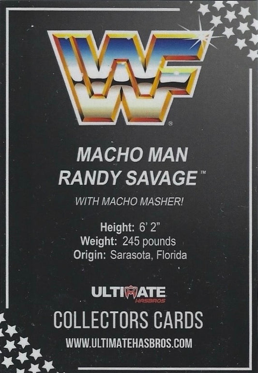 Macho Man Randy Savage trading card PW Catalog