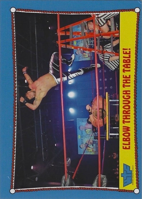 Ringside Action – Elbow Through the Table! trading card PW Catalog