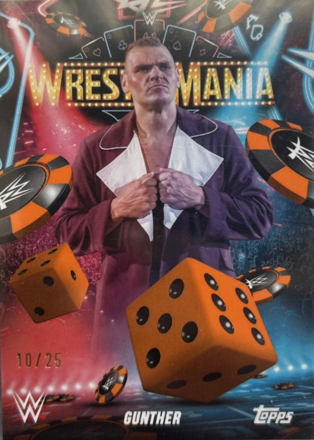 Gunther trading card PW Catalog