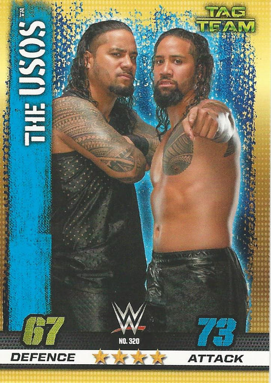 WWE Topps Slam Attax 10th Edition 2017 The Usos #320