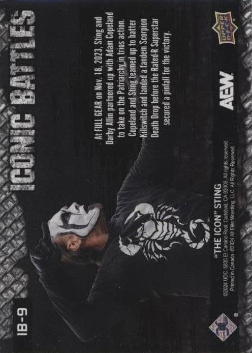 Iconic Battles – 11/18/23 – Sting, Darby Allin and Adam Copeland Defeat the Patriarchy