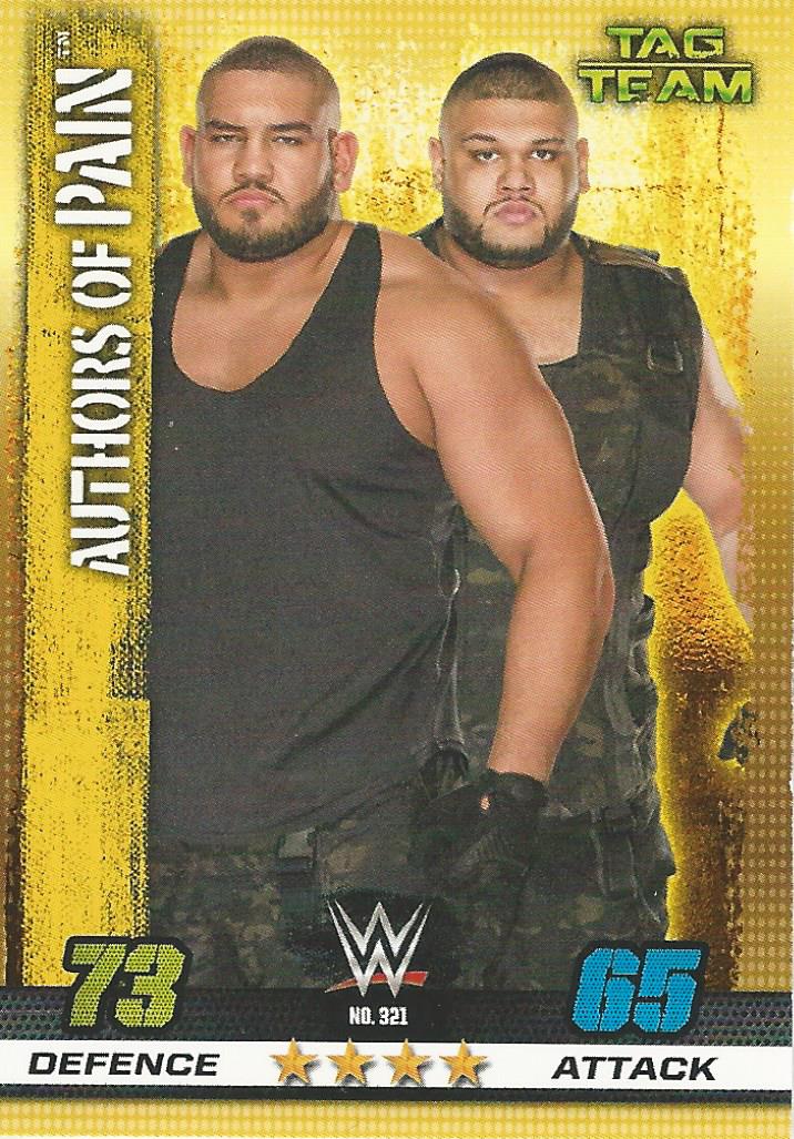 WWE Topps Slam Attax 10th Edition 2017 AOP #321