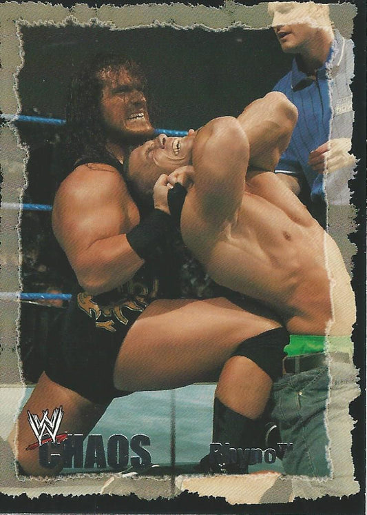 WWE Fleer Chaos 2004 Rhyno #15