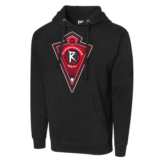 Ricochet "Superheroes R Real" Pullover Hoodie Sweatshirt Sweatshirt PW Catalog