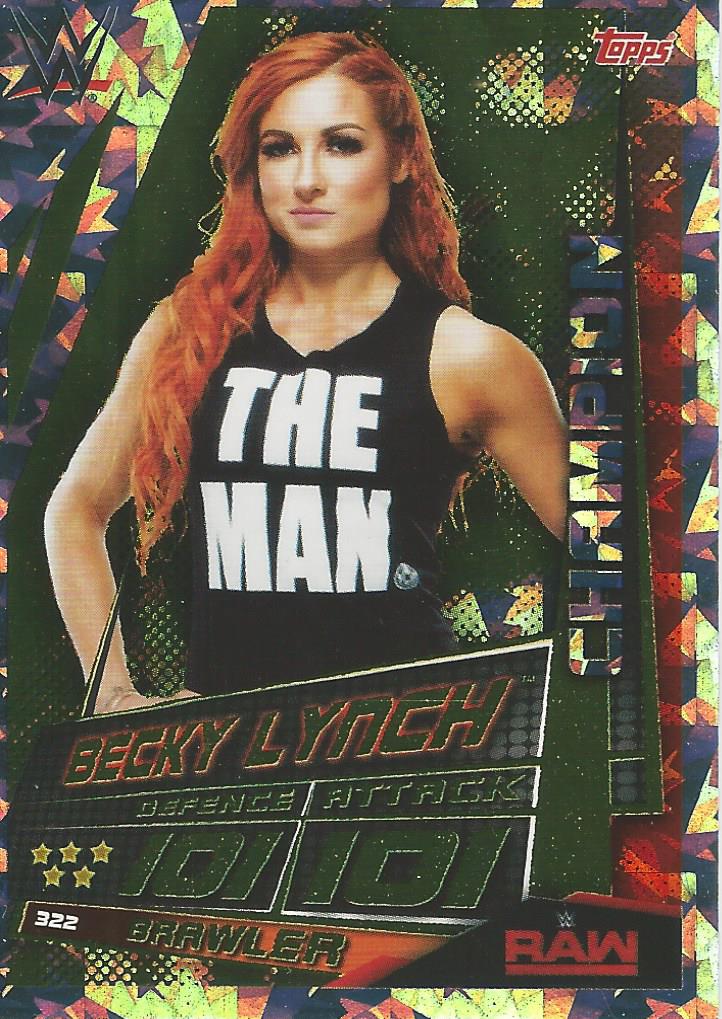 WWE Topps Slam Attax Universe 2019 Becky Lynch #322