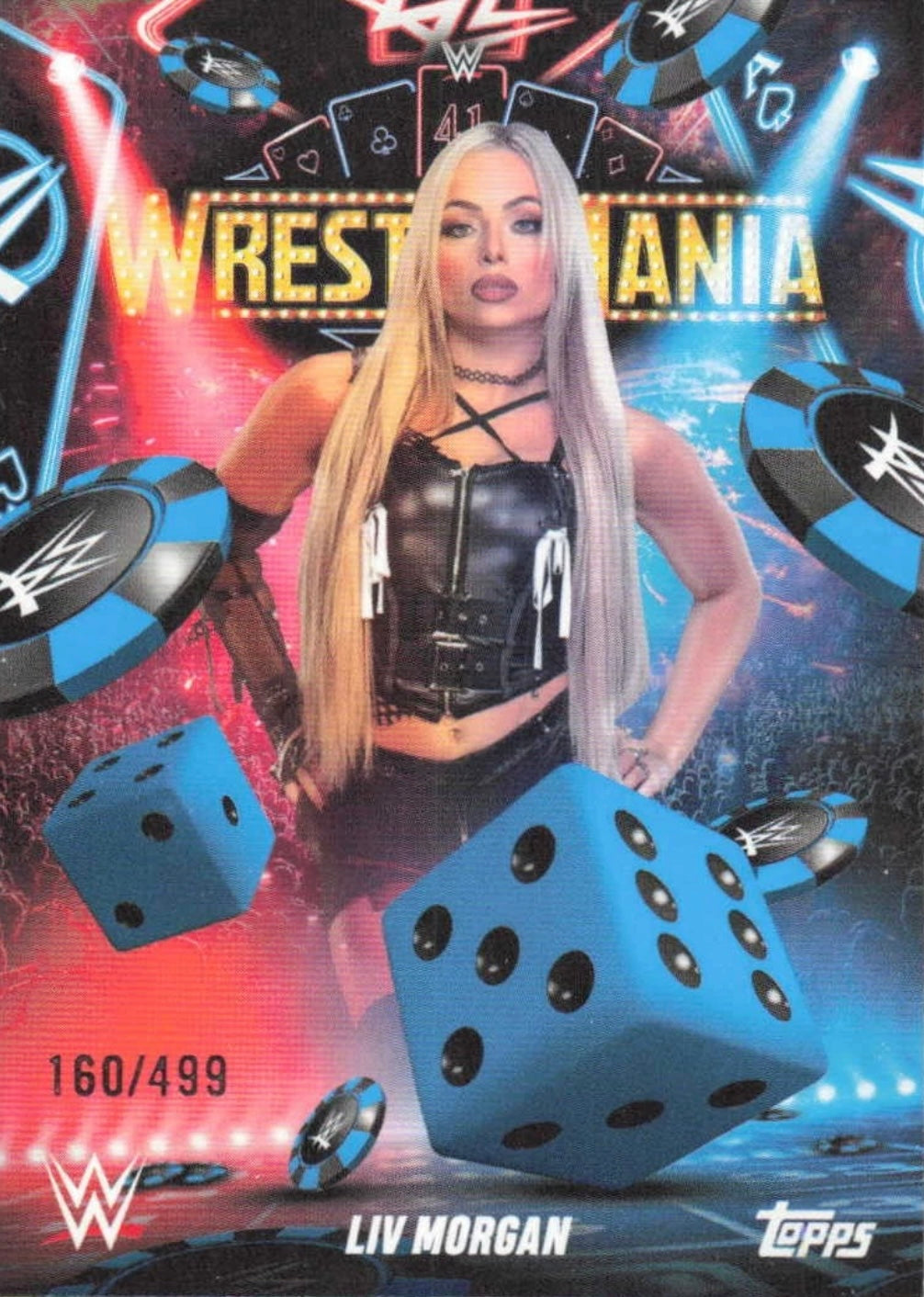 LIV Morgan trading card PW Catalog