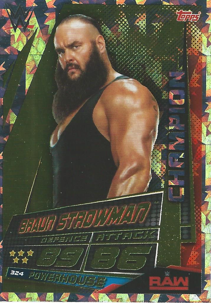 WWE Topps Slam Attax Universe 2019 Braun Strowman #324