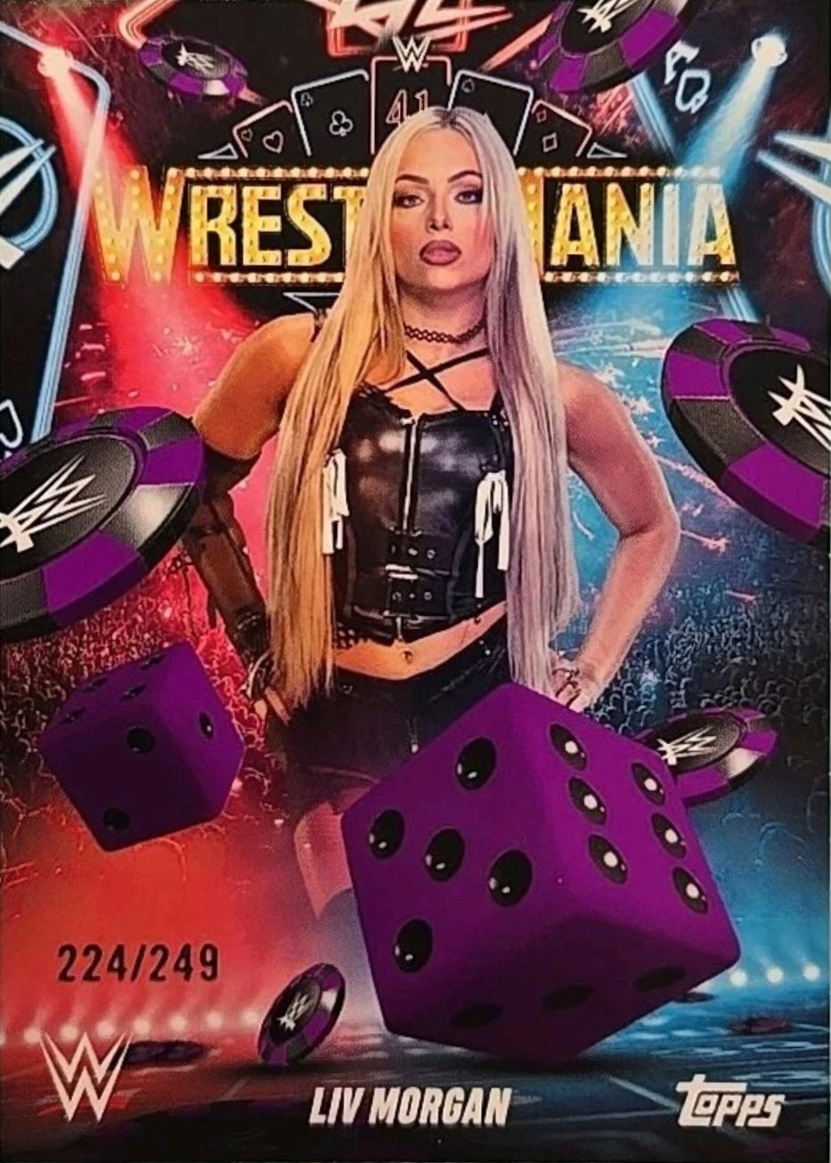 LIV Morgan trading card PW Catalog
