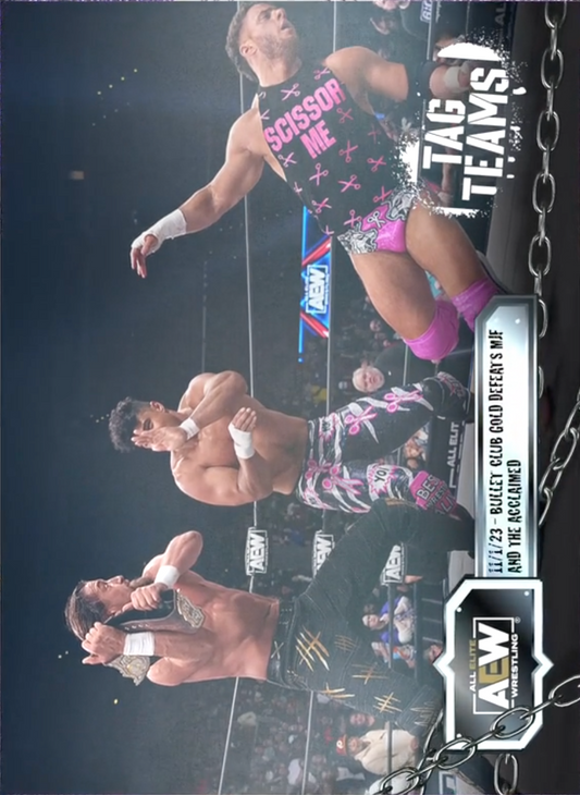 11/1/23 – Bullet Club Gold – Bullet Club Gold Defeats MJF and the Acclaimed