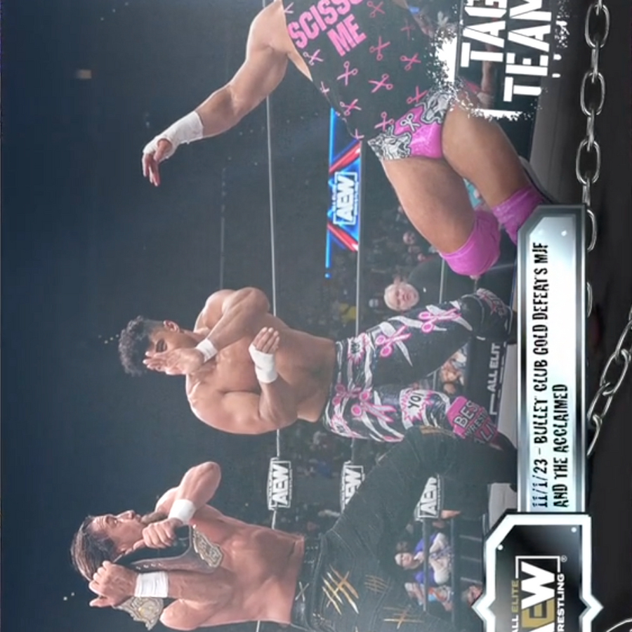 11/1/23 – Bullet Club Gold – Bullet Club Gold Defeats MJF and the Acclaimed