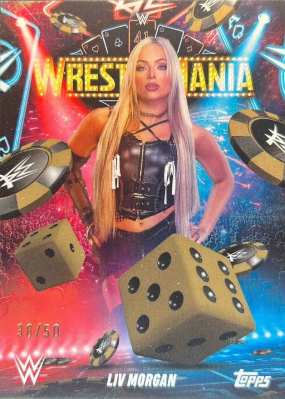 LIV Morgan trading card PW Catalog