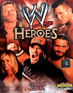 WWE Heroes Stickers Album 2008 Stickers Album PW Catalog
