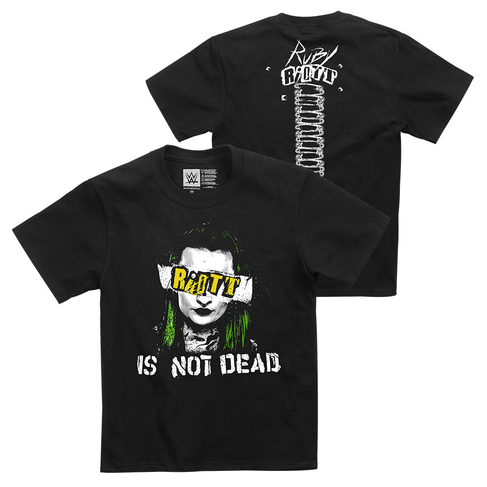 Ruby Riott "Riott is Not Dead" Youth Authentic T-Shirt T-Shirt PW Catalog