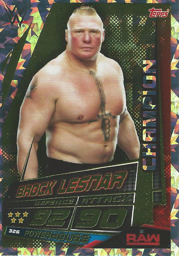 WWE Topps Slam Attax Universe 2019 Brock Lesnar #326