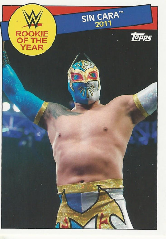 WWE Topps Heritage 2015 Sin Cara 26 of 30 trading card PW Catalog