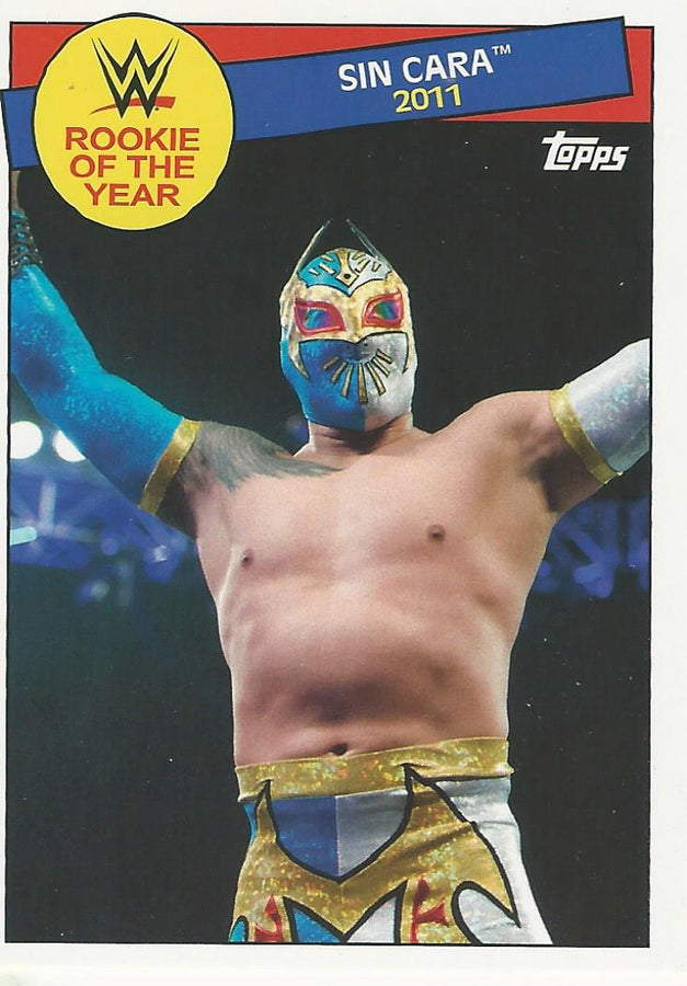 WWE Topps Heritage 2015 Sin Cara 26 of 30 trading card PW Catalog