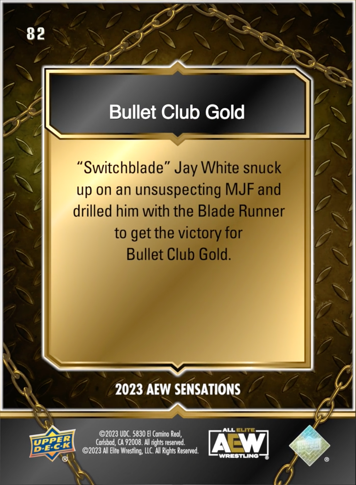 11/1/23 – Bullet Club Gold – Bullet Club Gold Defeats MJF and the Acclaimed