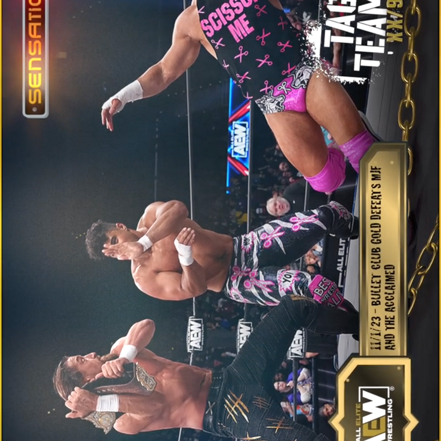 11/1/23 – Bullet Club Gold – Bullet Club Gold Defeats MJF and the Acclaimed