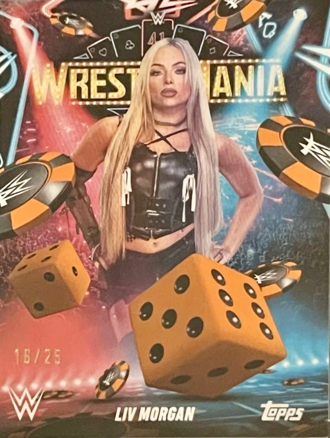 LIV Morgan trading card PW Catalog