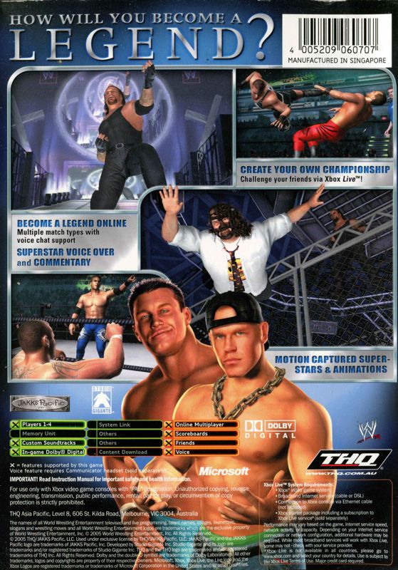 WrestleMania 21 [Xbox] PWcatalog