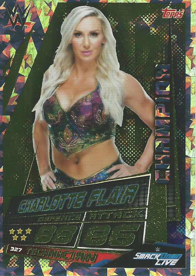 WWE Topps Slam Attax Universe 2019 Charlotte Flair #327