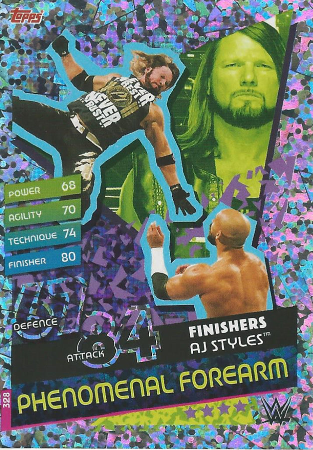 WWE Topps Slam Attax Reloaded 2020 AJ Styles #328