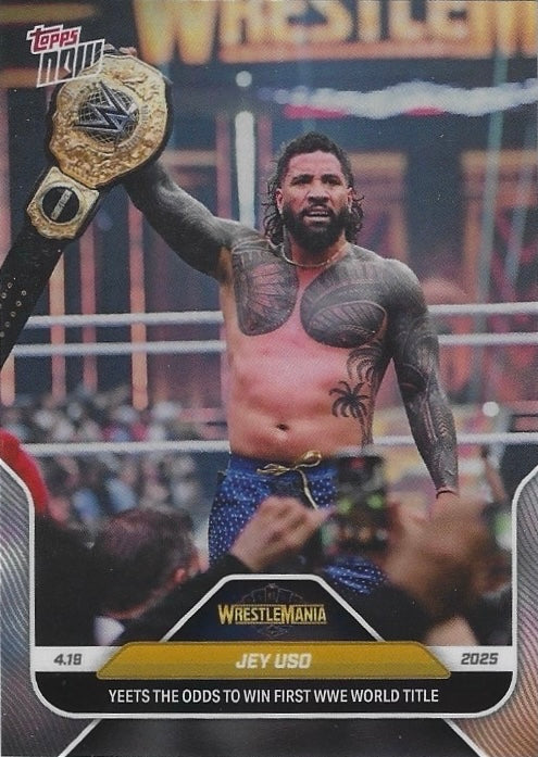 JEY USO Yeets the Odds to Win First WWE World Title