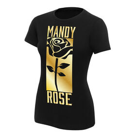 Mandy Rose "Golden Rules" Women's Authentic T-Shirt T-Shirt PW Catalog