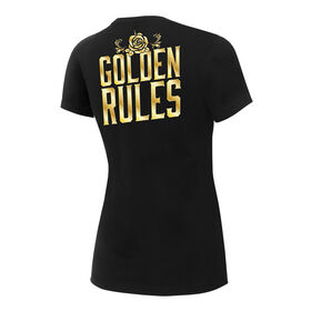 Mandy Rose "Golden Rules" Women's Authentic T-Shirt T-Shirt PW Catalog