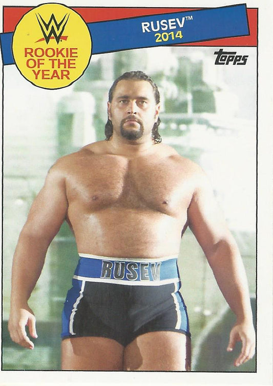 WWE Topps Heritage 2015 Rusev 29 of 30