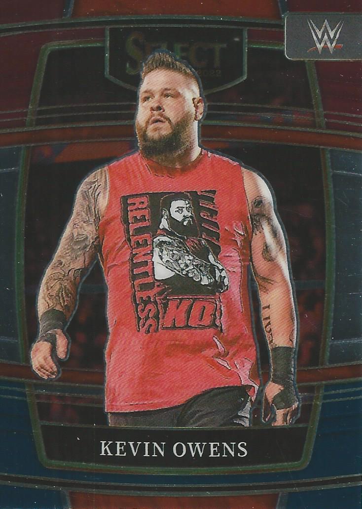 WWE Panini Select 2022 Red/Silver/Blue Kevin Owens #32