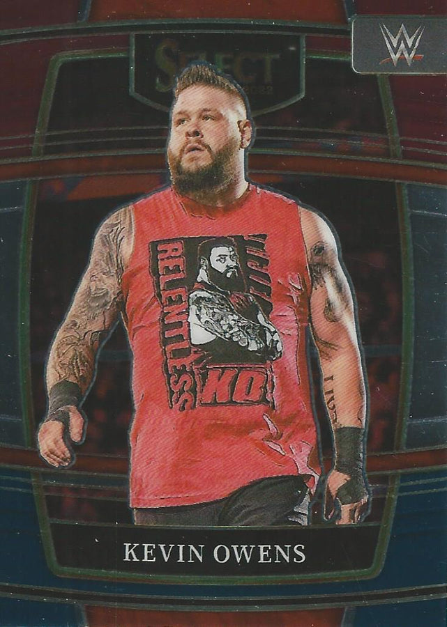 WWE Panini Select 2022 Red/Silver/Blue Kevin Owens #32