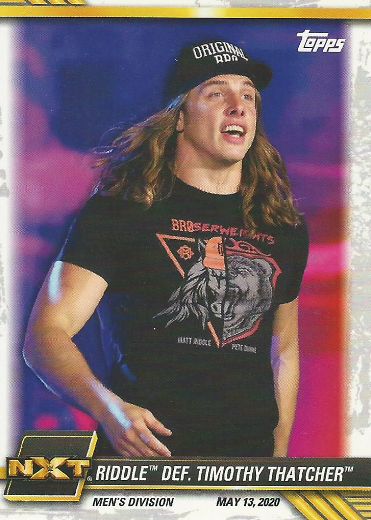 WWE Topps NXT 2021 Matt Riddle #28