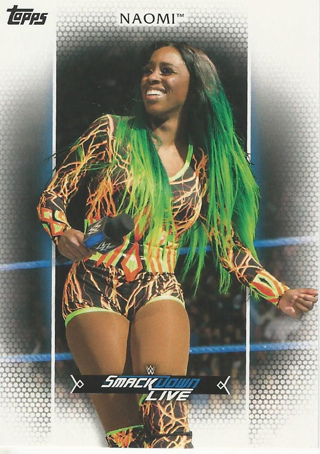 WWE Topps Women Division 2017 Naomi R32 trading card PW Catalog