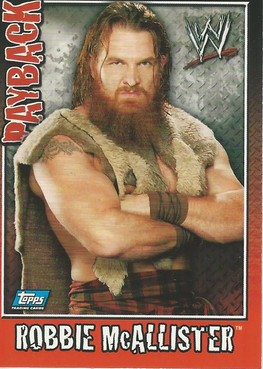 WWE Topps Payback 2006 Robbie McAllister #32