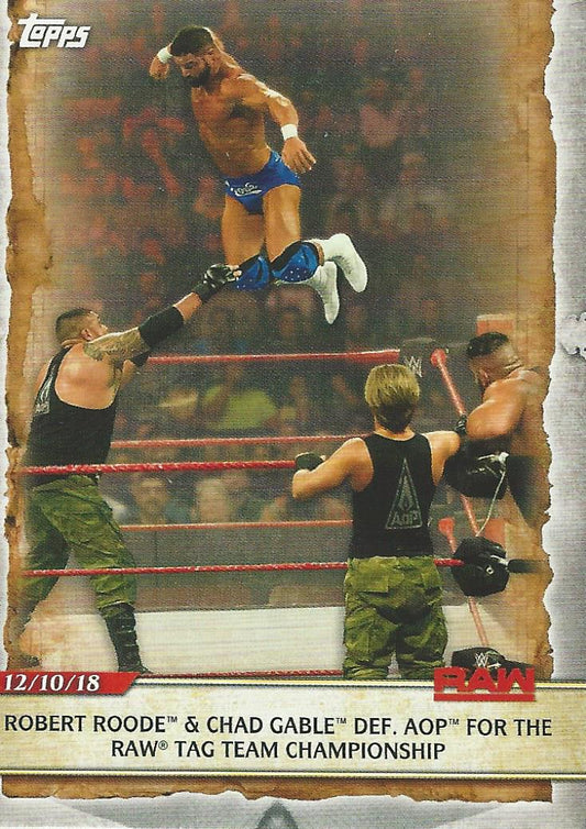 WWE Topps Road to Wrestlemania 2020 Bobby Roode #32