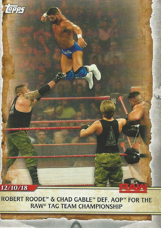 WWE Topps Road to Wrestlemania 2020 Bobby Roode #32