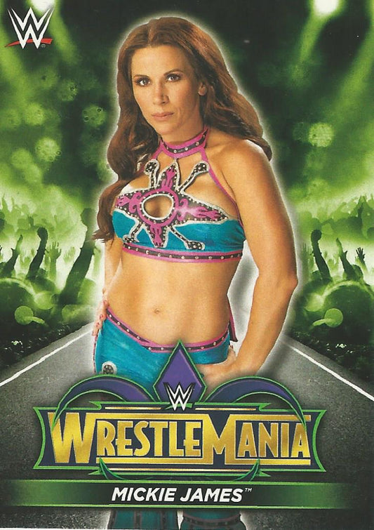 WWE Topps Road to Wrestlemania 2018 Mickie James R32 trading card PW Catalog
